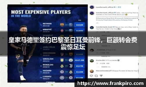 皇家马德里签约巴黎圣日耳曼前锋，巨额转会费震惊足坛