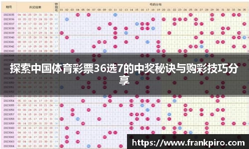 探索中国体育彩票36选7的中奖秘诀与购彩技巧分享
